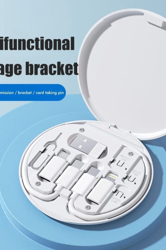 Portable Multi-functional Magnet Charging Cable Storage Box