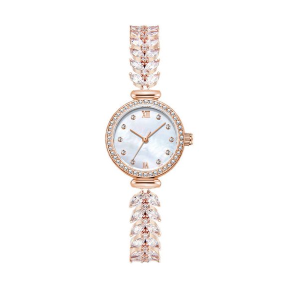 Ladies Fashion Watch Mermaid Fishtail Female Quartz Watch Student Bracelet Watch Full Diamond Crystal Decoration